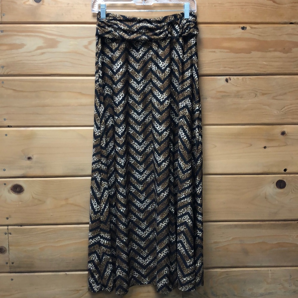 Leopard Maxi Skirt
